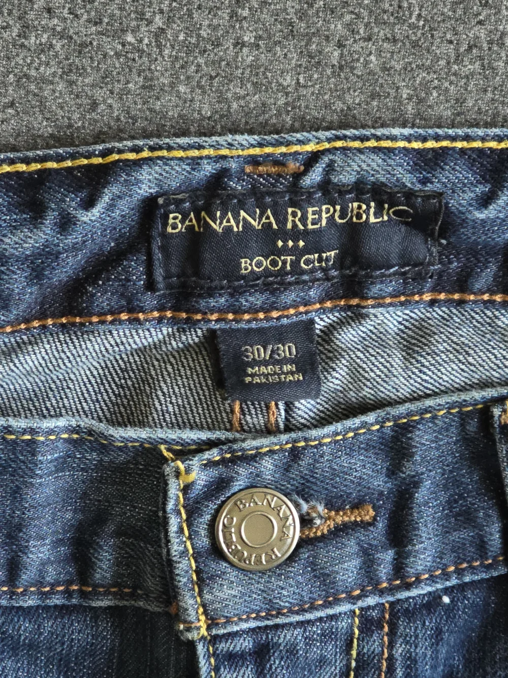 Banana Republic Bootcut Blue Denim Jeans Men's Size 30